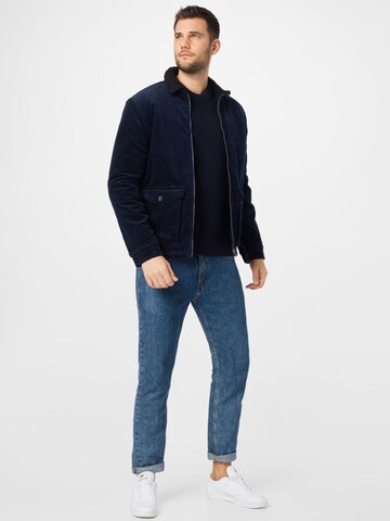 !Solid Between-Season Jacket 'Vane' in Blue