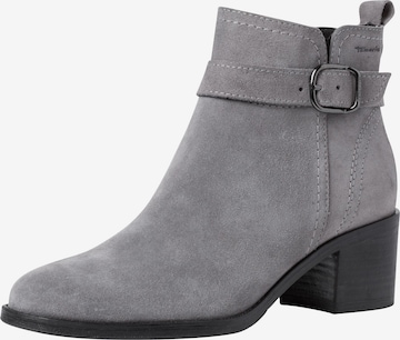 TAMARIS Ankle Boots in Grey: front