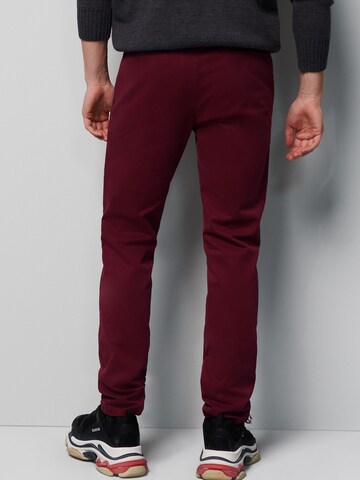 MEYER Regular Chino trousers in Red