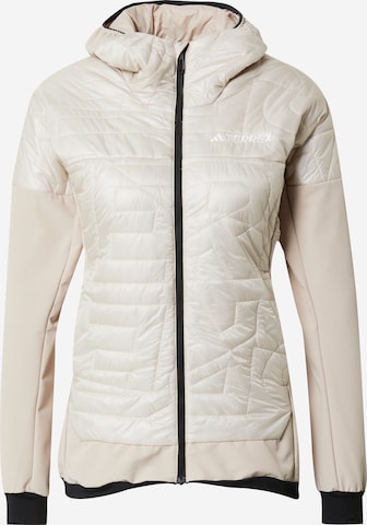 ADIDAS TERREX Outdoorjacke 'Xperior Varilite Hybrid Primaloft' in Beige: predná strana