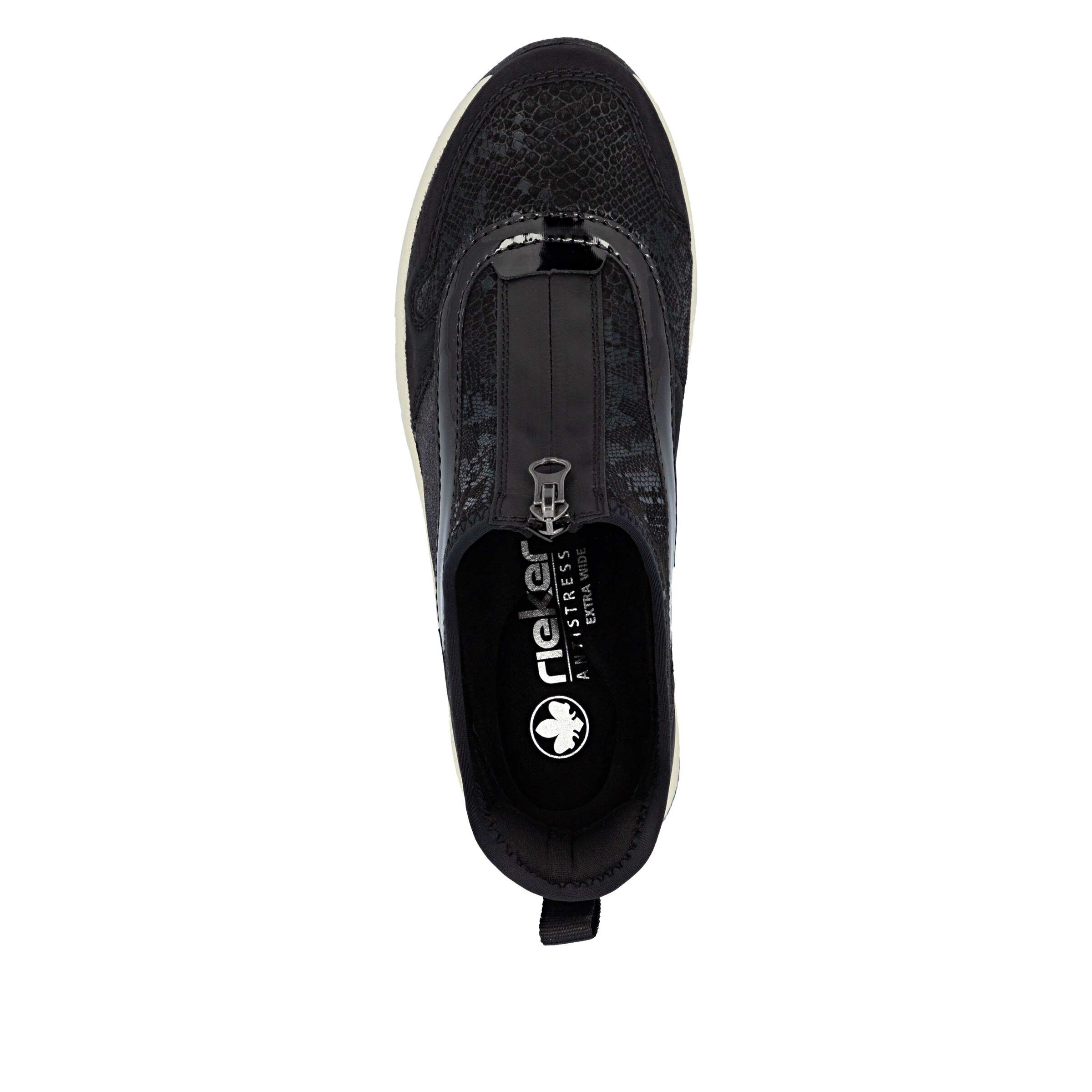 Rieker High-Top Sneakers in Black