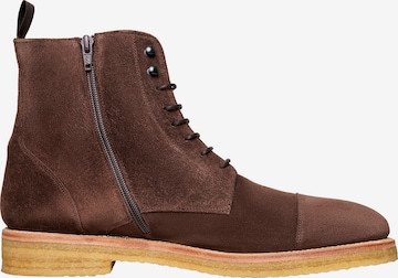 Henry Stevens Lace-Up Boots 'Winston CDB' in Brown