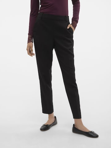 VERO MODA Slimfit Pantalon 'MIRA' in Zwart