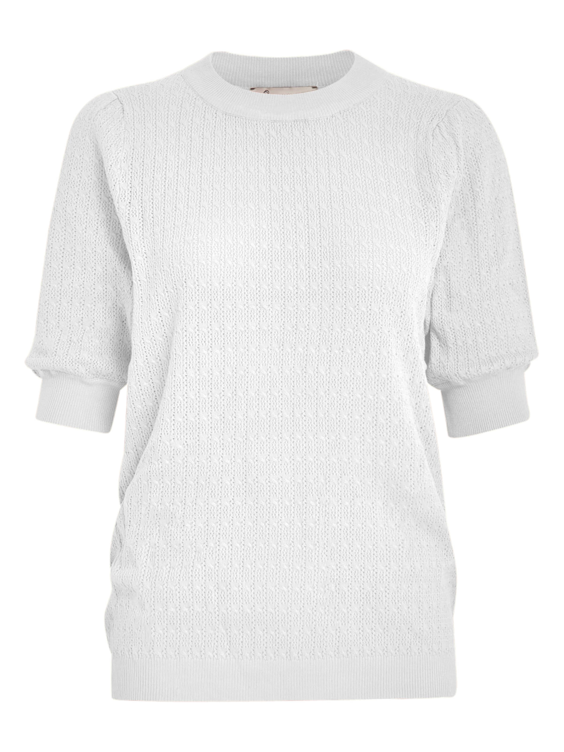 Pullover 'Tala' di Peppercorn in bianco: frontale