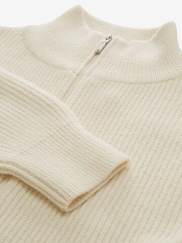 TOM TAILOR Knit cardigan in Beige