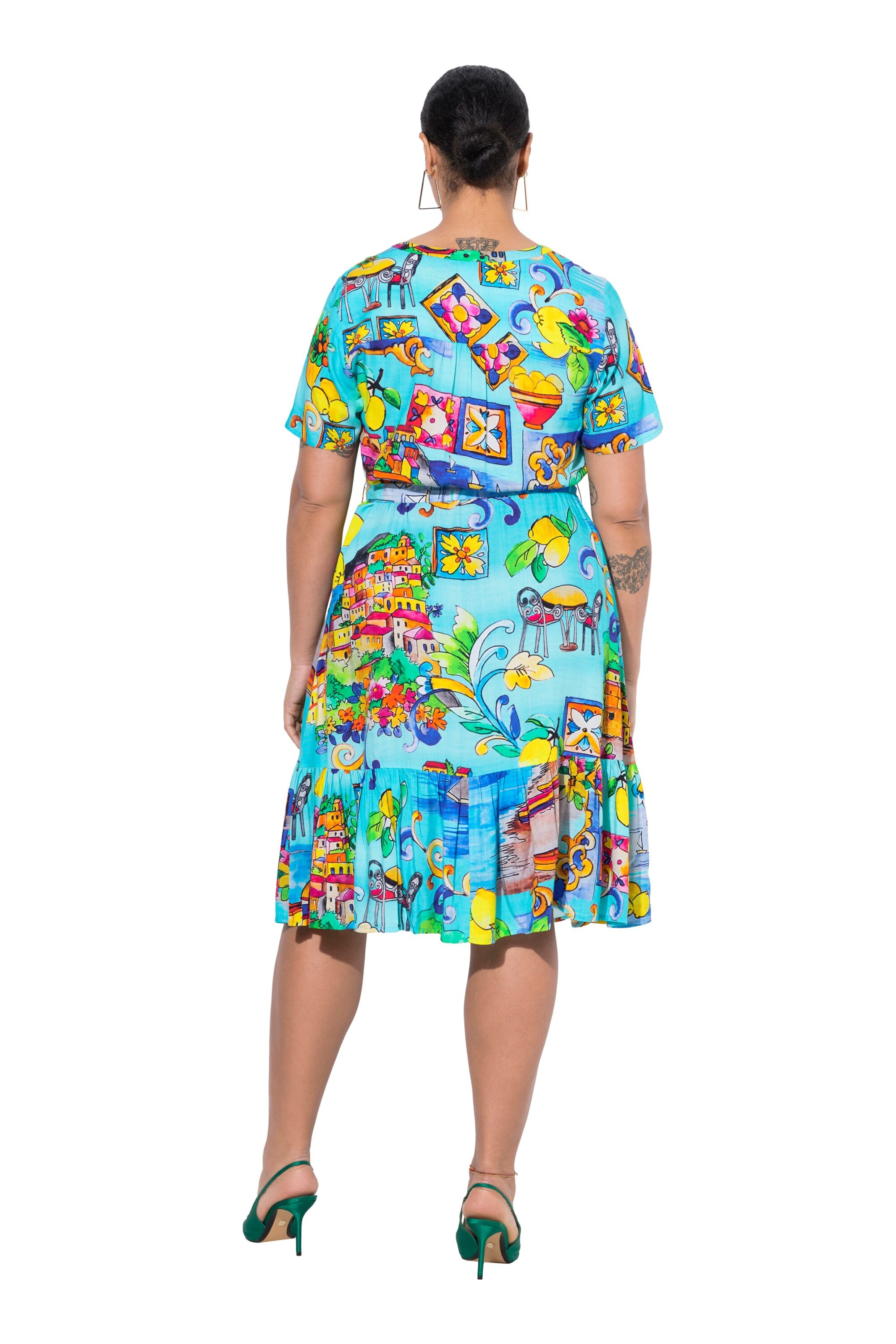 MIAMODA Blusenkleid in Blau