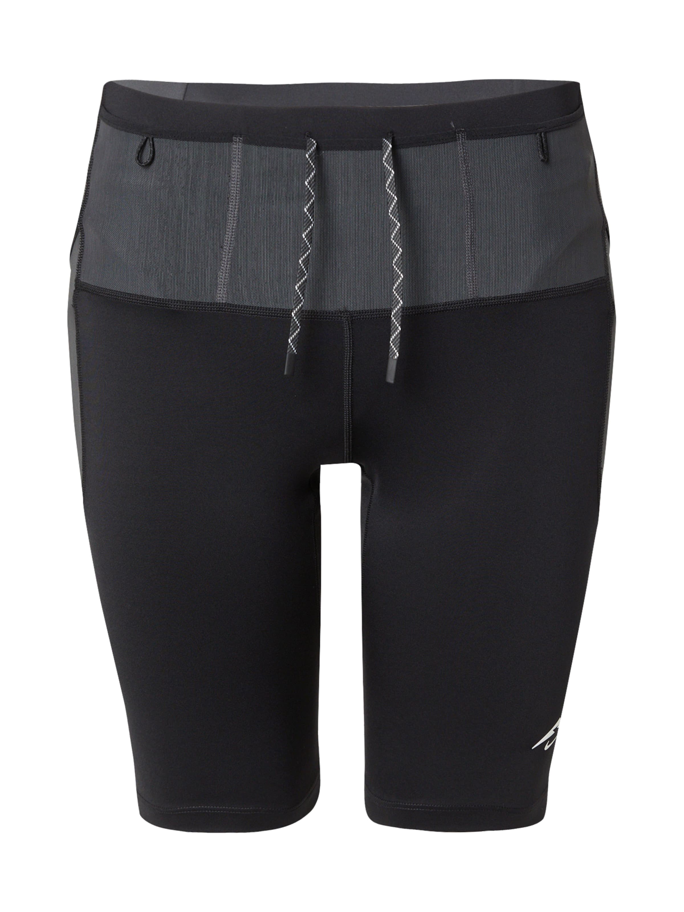 melns NIKE Šaurs Sporta bikses 'Lavaloops': no priekšpuses