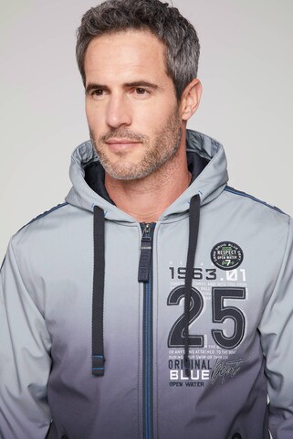 CAMP DAVID Sweatjacke 'Ocean´s Seven II' in Grau