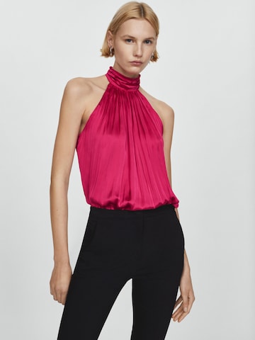 MANGO Blouse 'Jasmin' in Roze: voorkant