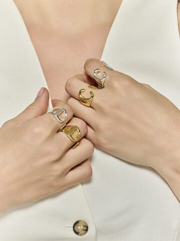 Luxenter Ring 'Alphabet C' i sølv