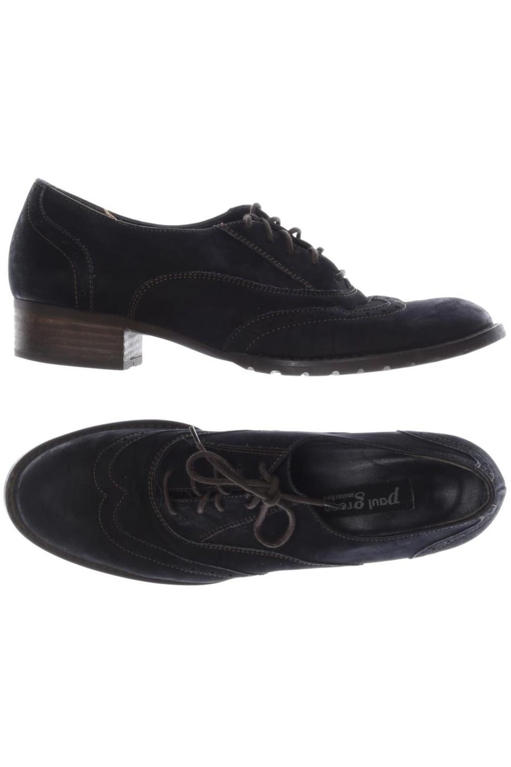 Paul Green Flats & Loafers in 39 in Black: front