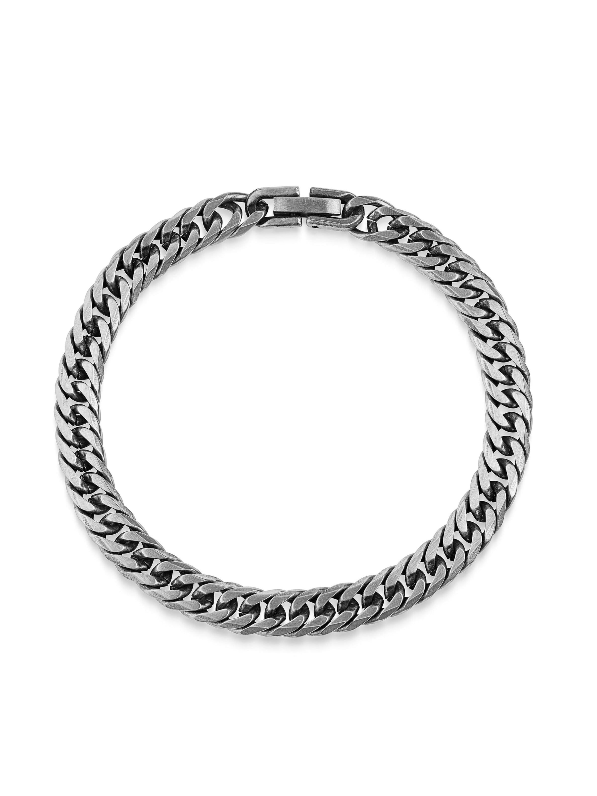 Zeeme Armband in Grau: Vorderseite