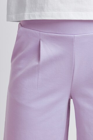 Wide Leg Pantalon à pince 'KATE' ICHI en violet