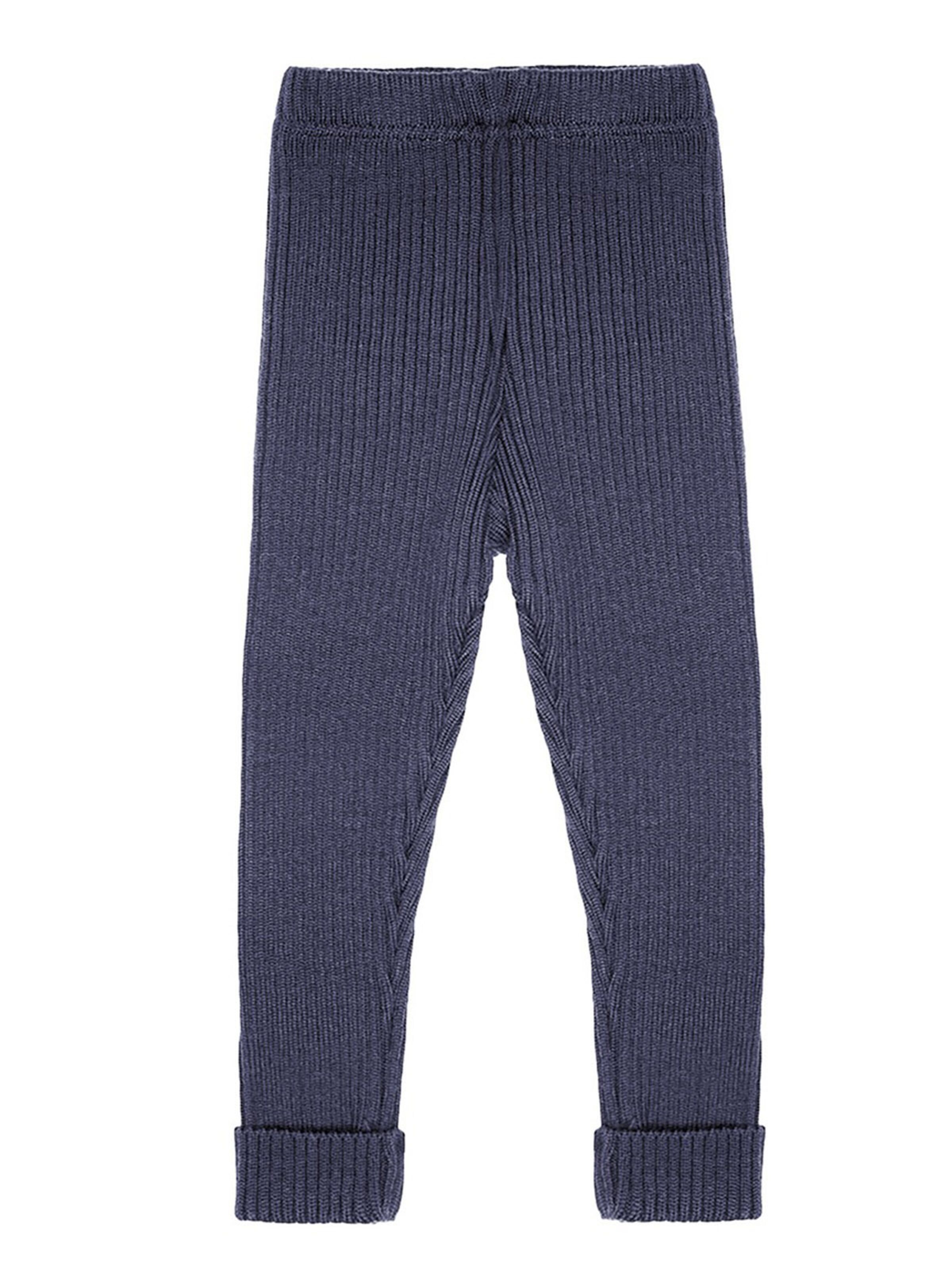 MAXIMO Pants 'MINI-Leggings, Rippstrick' in Blue: front