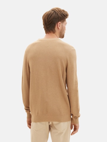 TOM TAILOR Sweater in Brown