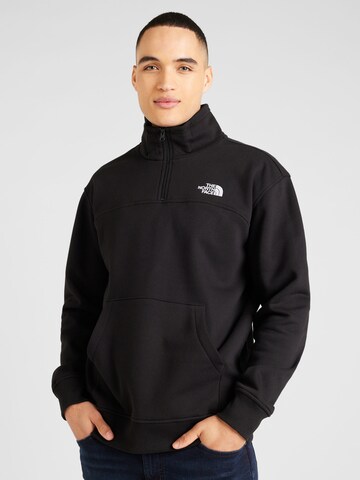 THE NORTH FACE Sweatshirt 'ESSENTIAL' in Schwarz: predná strana