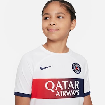 NIKE Λειτουργικό μπλουζάκι 'Paris Saint-Germain 23-24' σε λευκό