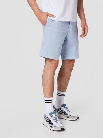 DENHAM Kalhoty 'Carlton' – modrá: přední strana