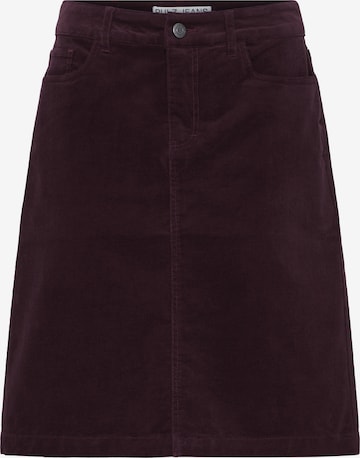 Pulz Skirt in Red: front