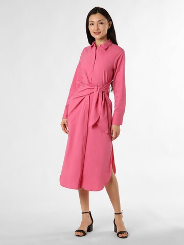 Marie Lund Blusenkleid 'Luna' in Pink: Vorderseite