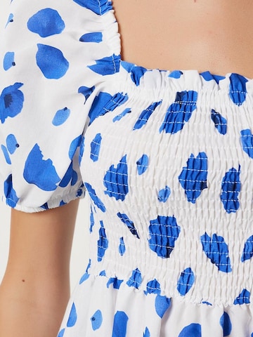 Happiness İstanbul Jurk 'Midi' in Blauw