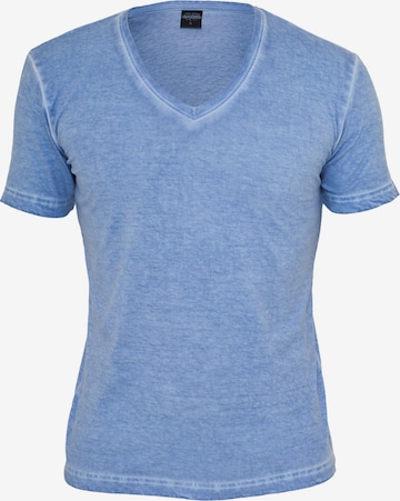 Urban Classics Shirt in Blauw: voorkant