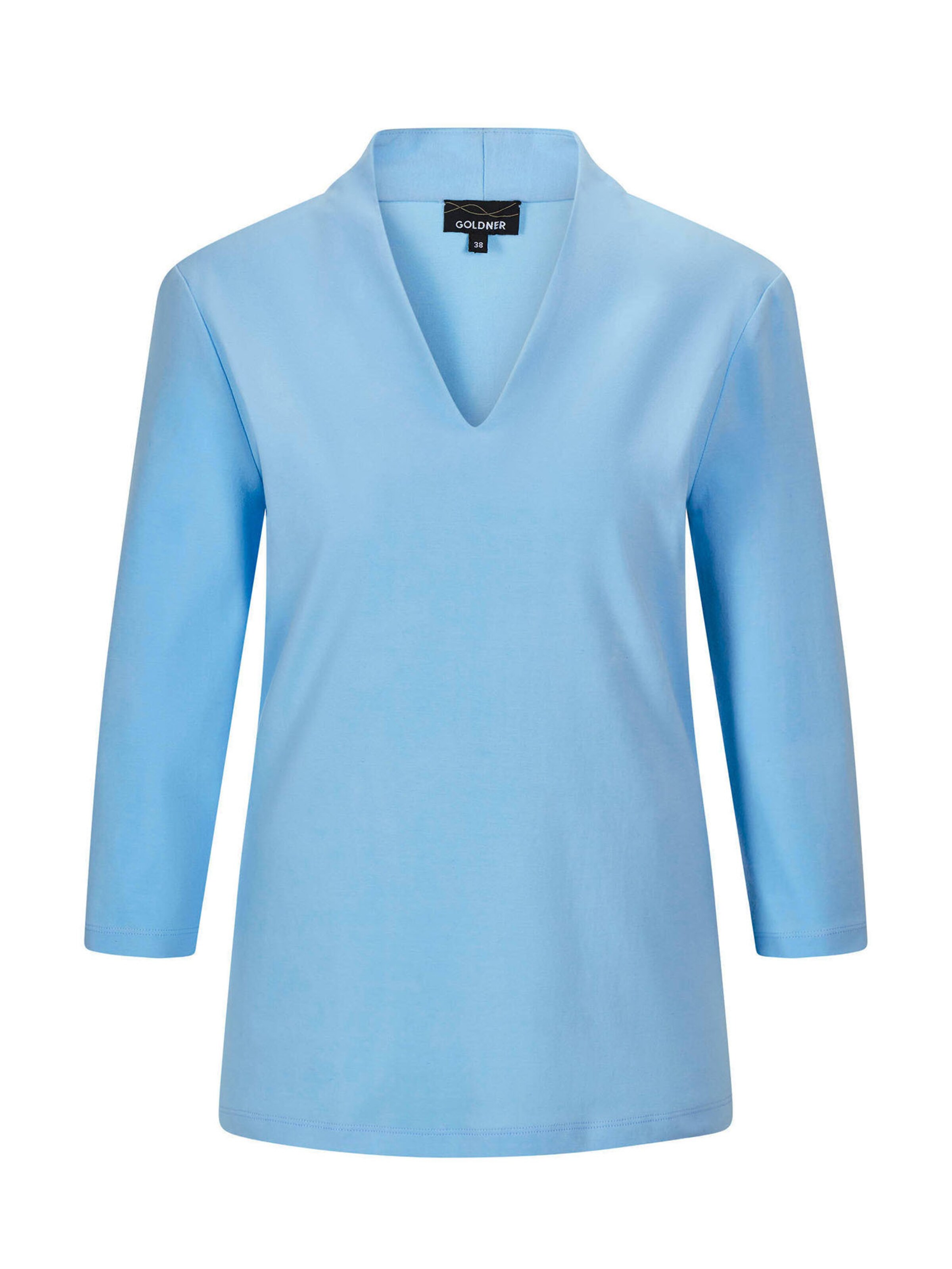Goldner Shirt in Blauw: voorkant