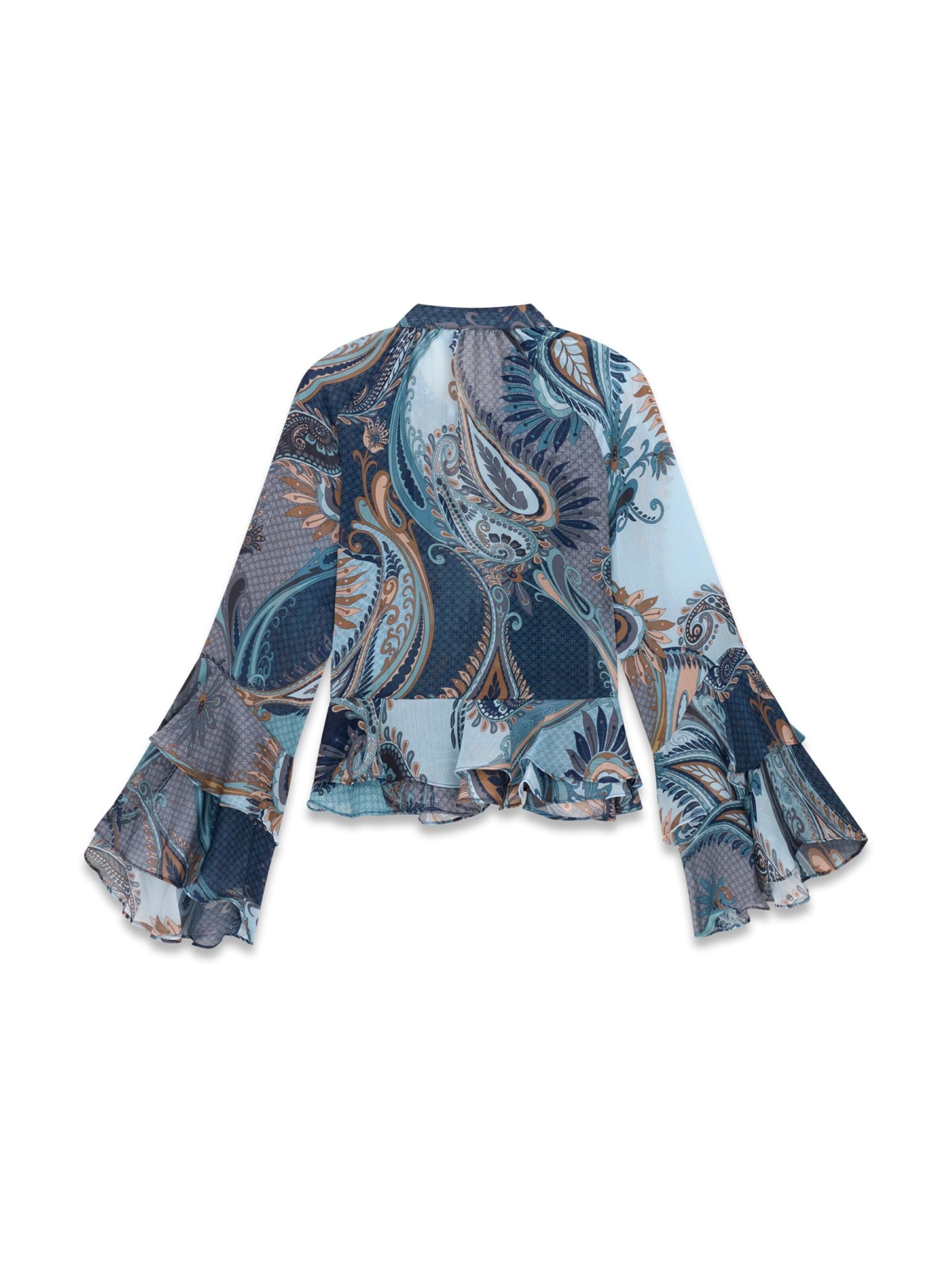 GUESS Bluse 'W6BH45W4235'‌‌‌‌‌‌‌‌‌‌ in Blau