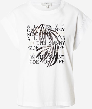 s.Oliver Shirt in White: front