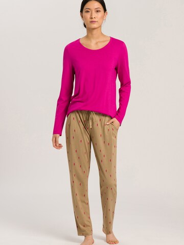 Hanro Pajama Pants in Brown