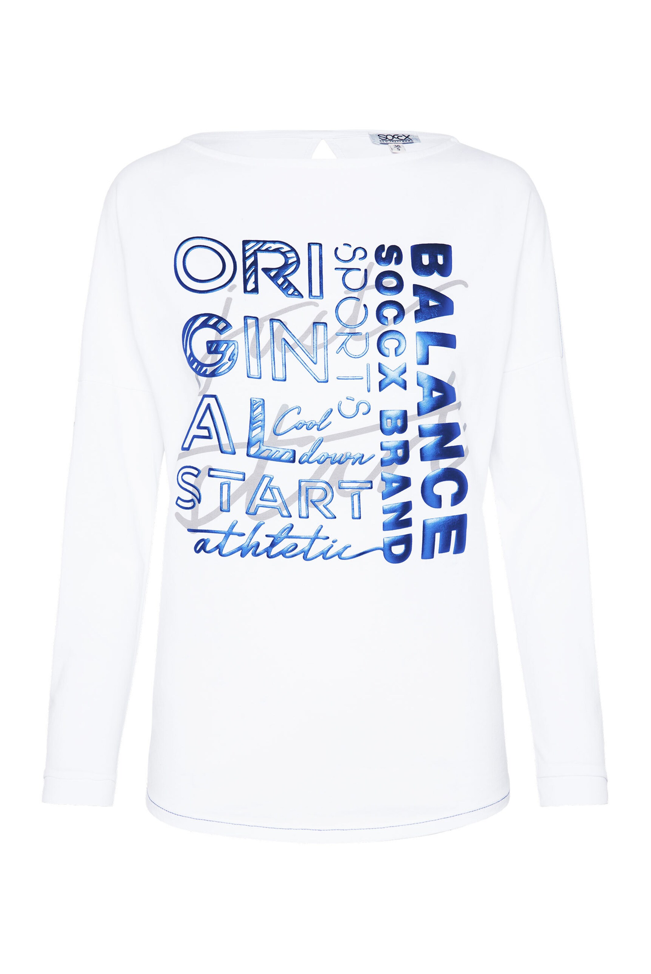 Soccx Shirt in Wit: voorkant