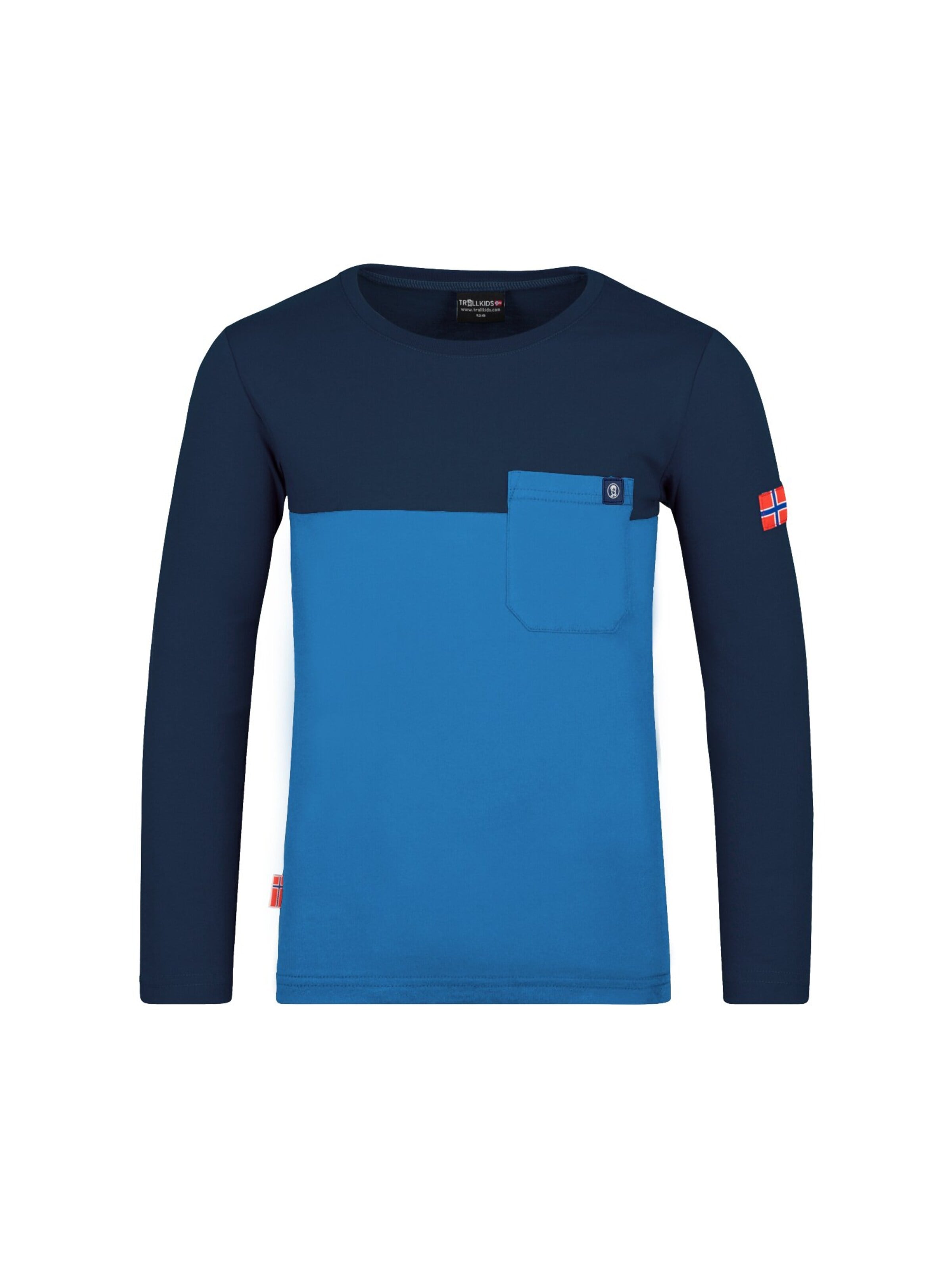 TROLLKIDS Performance Shirt in Blue: front