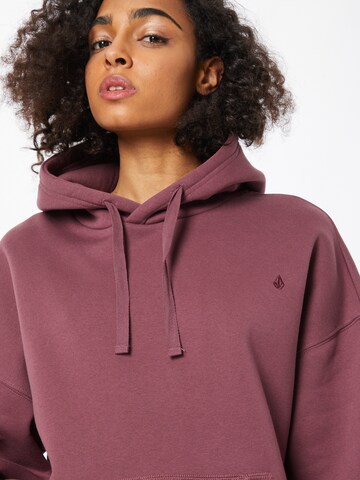 Volcom - Sweatshirt 'Stone Heart II' em roxo