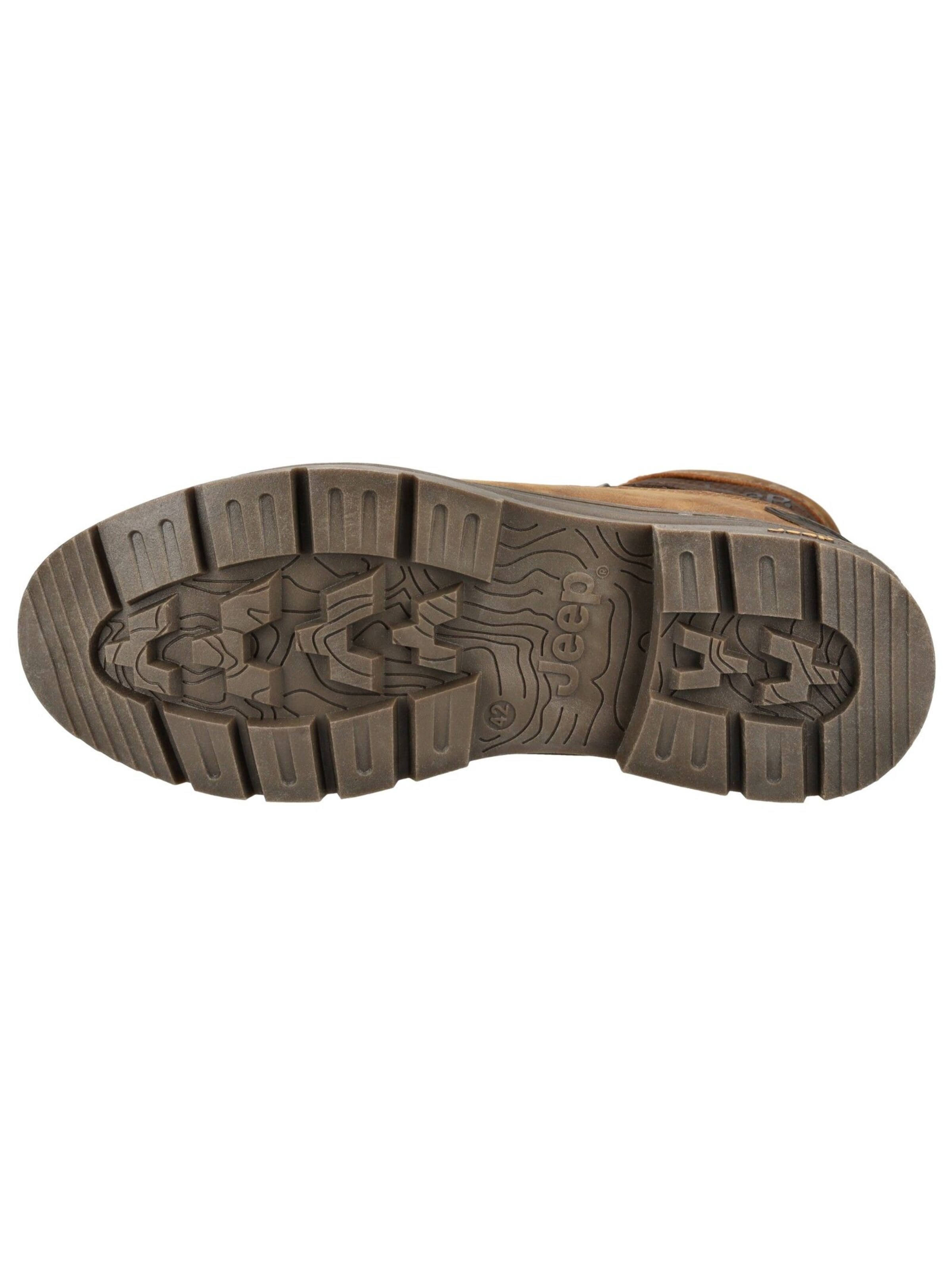 Jeep Lace-up boot in Brown