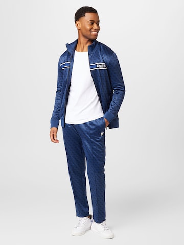 GUESS Slim fit Trousers 'Korbin' in Blue