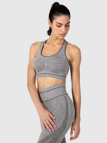 Bustier Soutien-gorge de sport 'Mila' Smilodox en gris