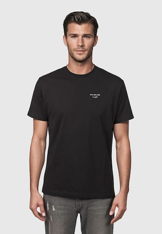 Maglietta 'Freu Dich' di Kleinigkeit in nero: frontale