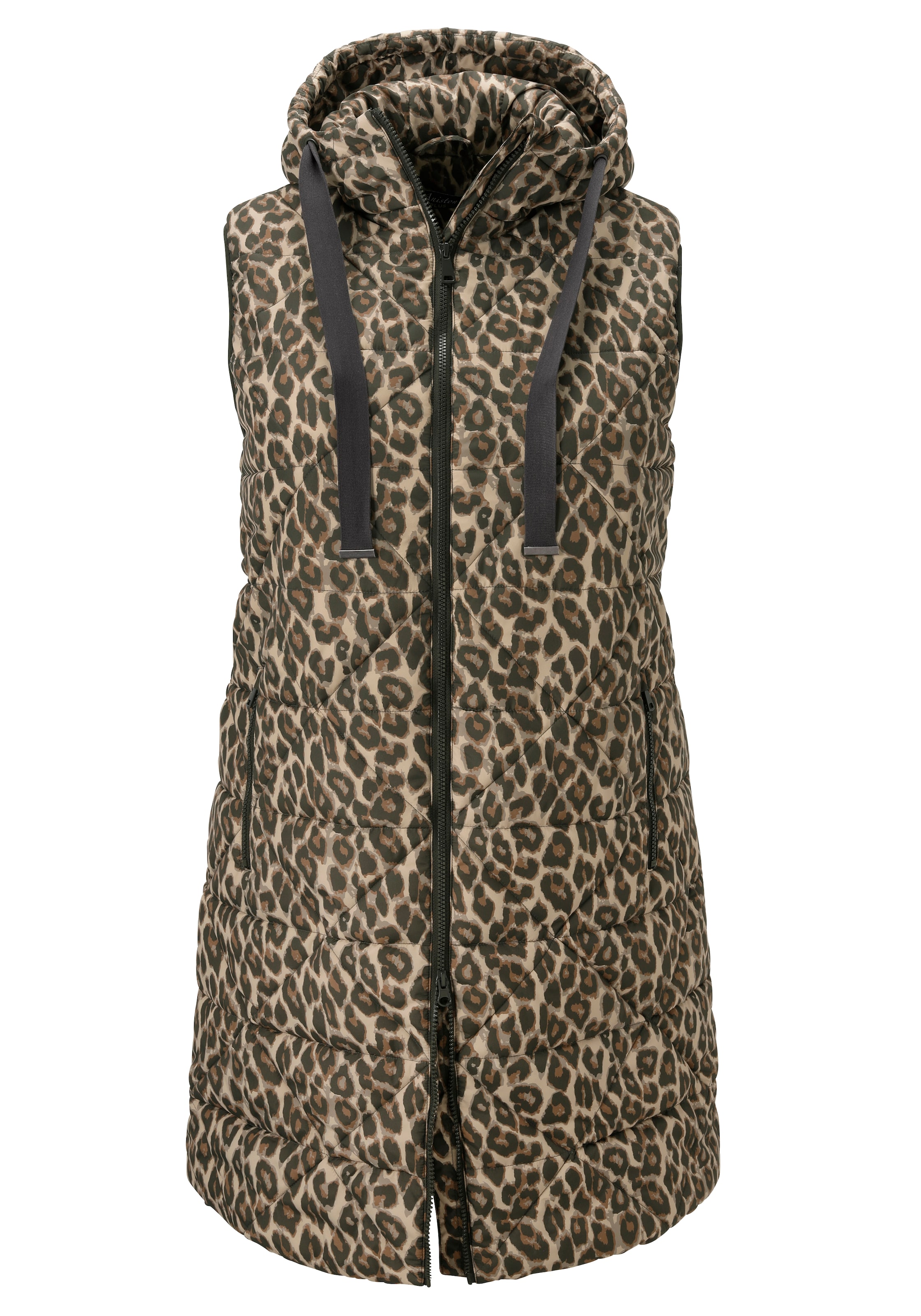 Aniston Vest in Brown: front