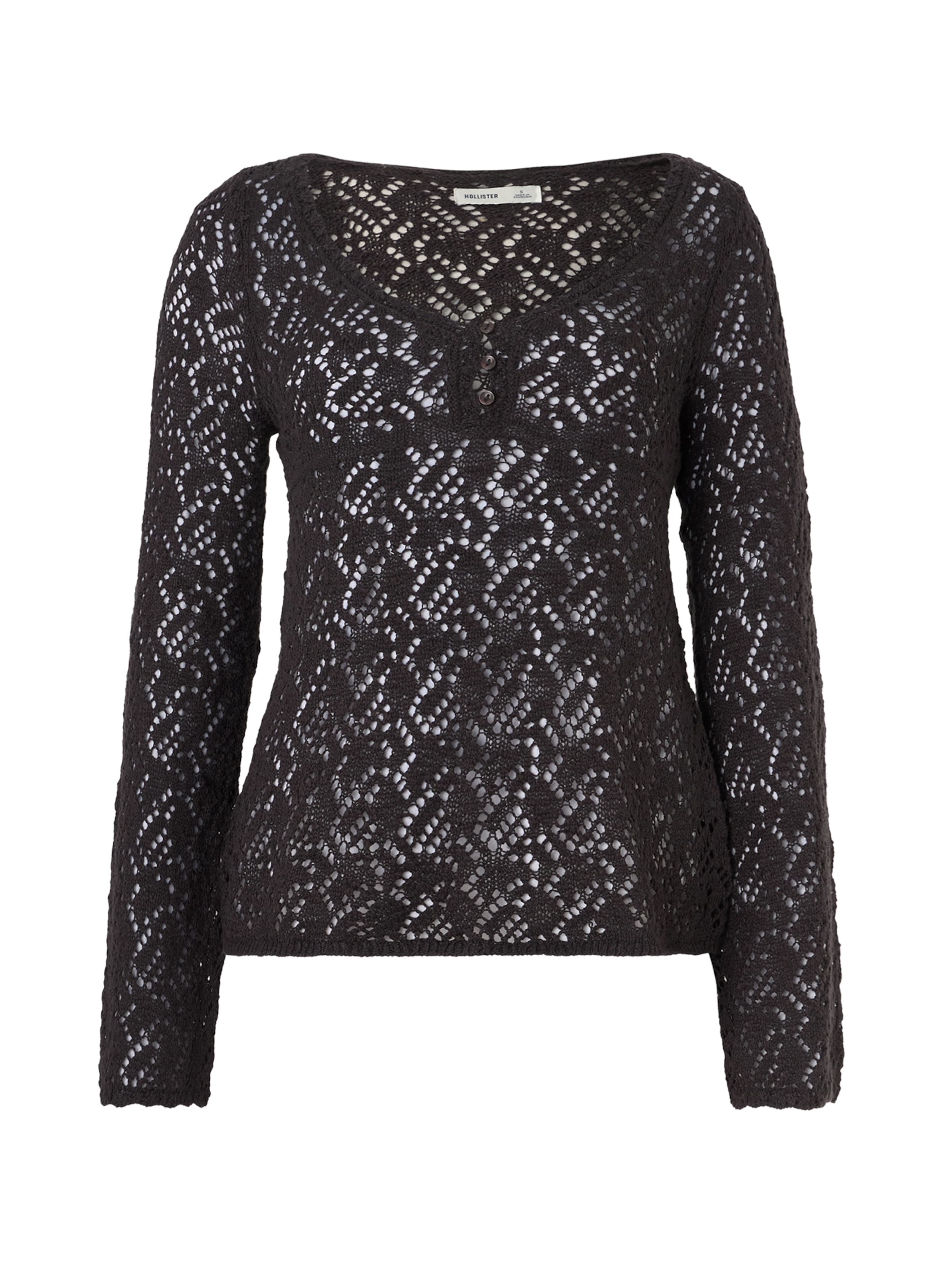 Pullover 'BOHO STARSKY' di HOLLISTER in grigio: frontale