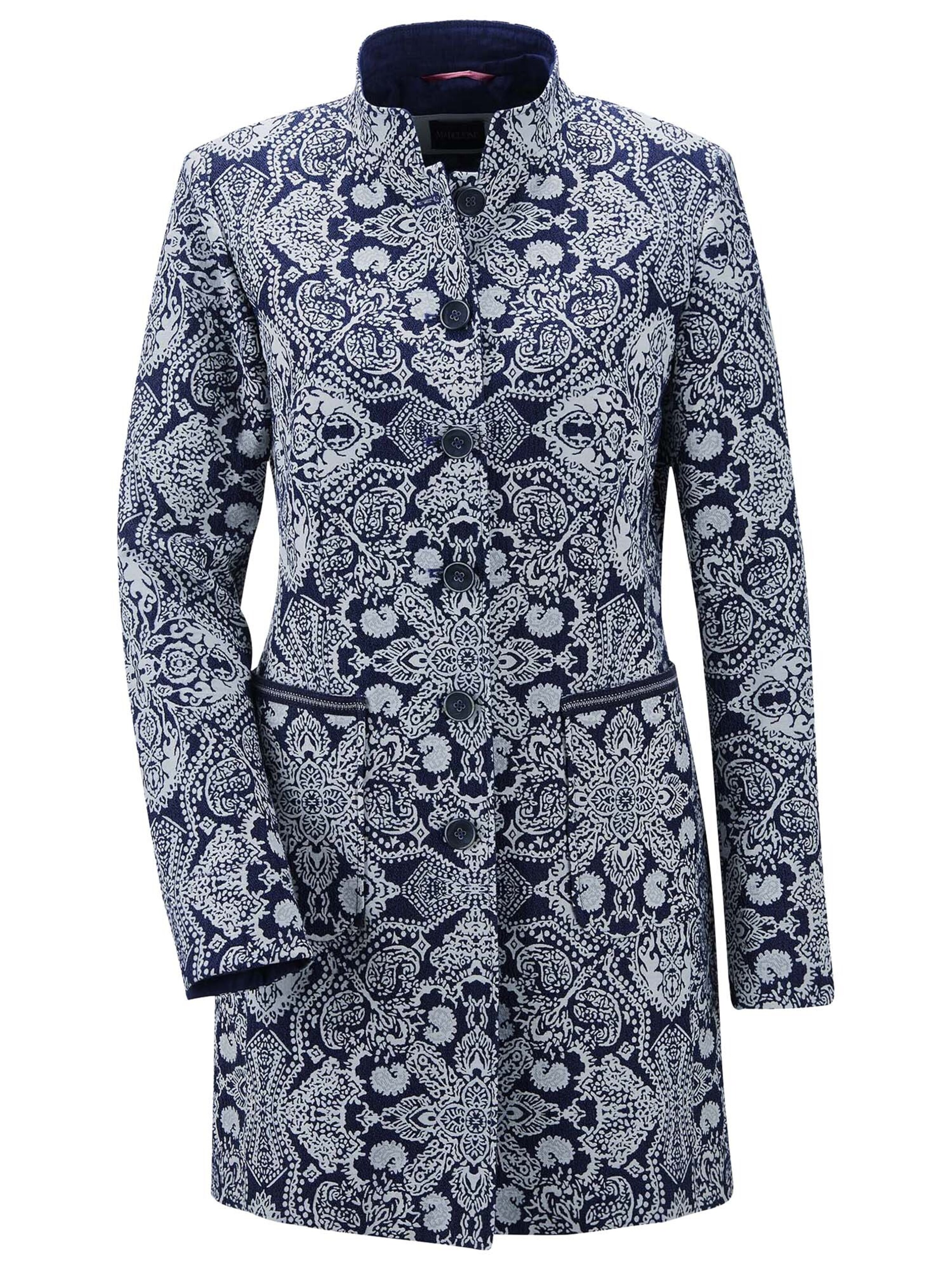 MADELEINE Tussenmantel in Blauw: voorkant