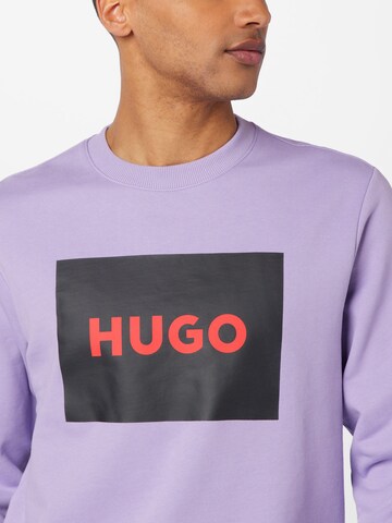 HUGO Red Sweatshirt 'Duragol222' in Purple