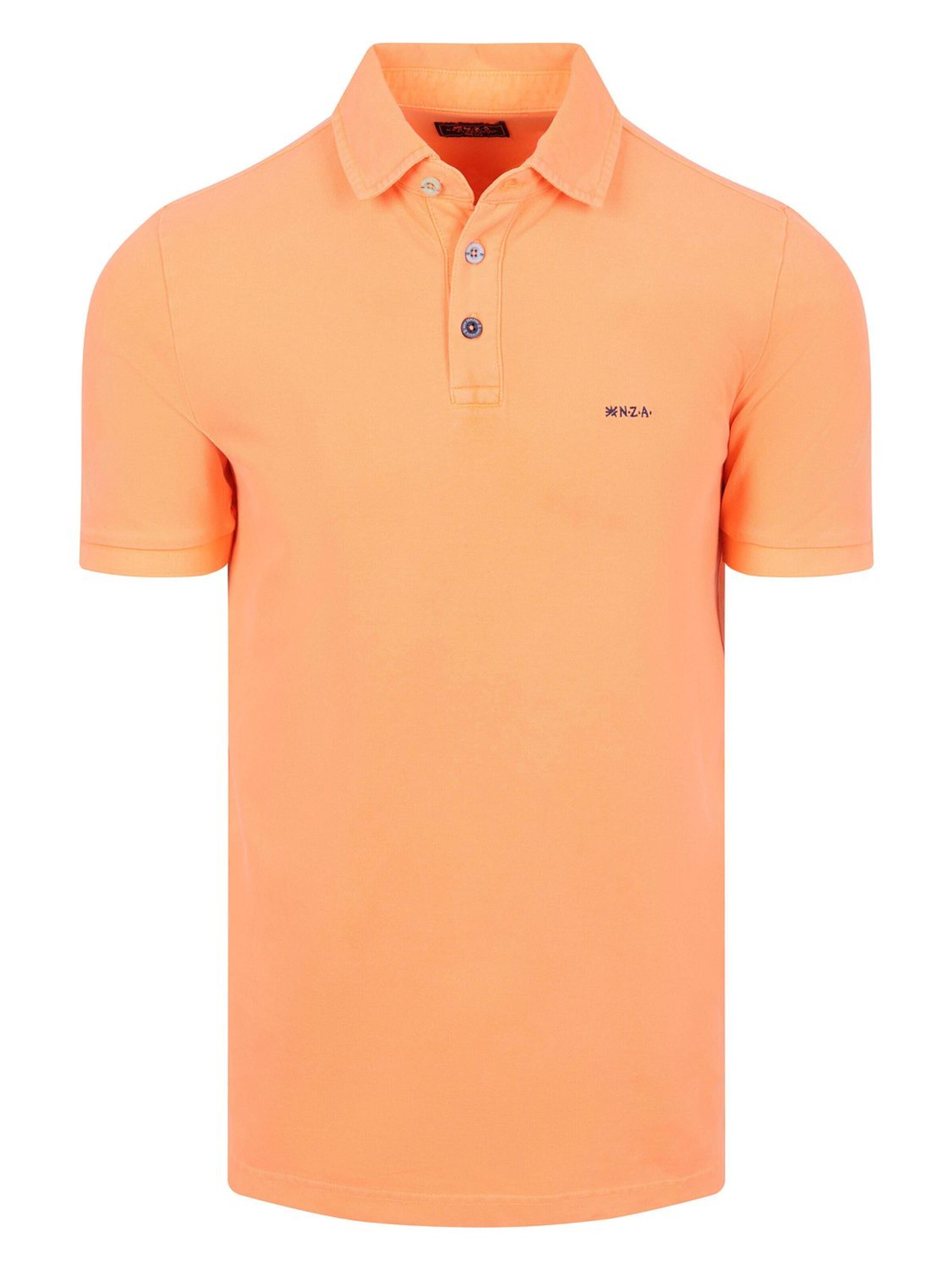 NZA New Zealand Auckland Shirt 'Peter' in Oranje: voorkant
