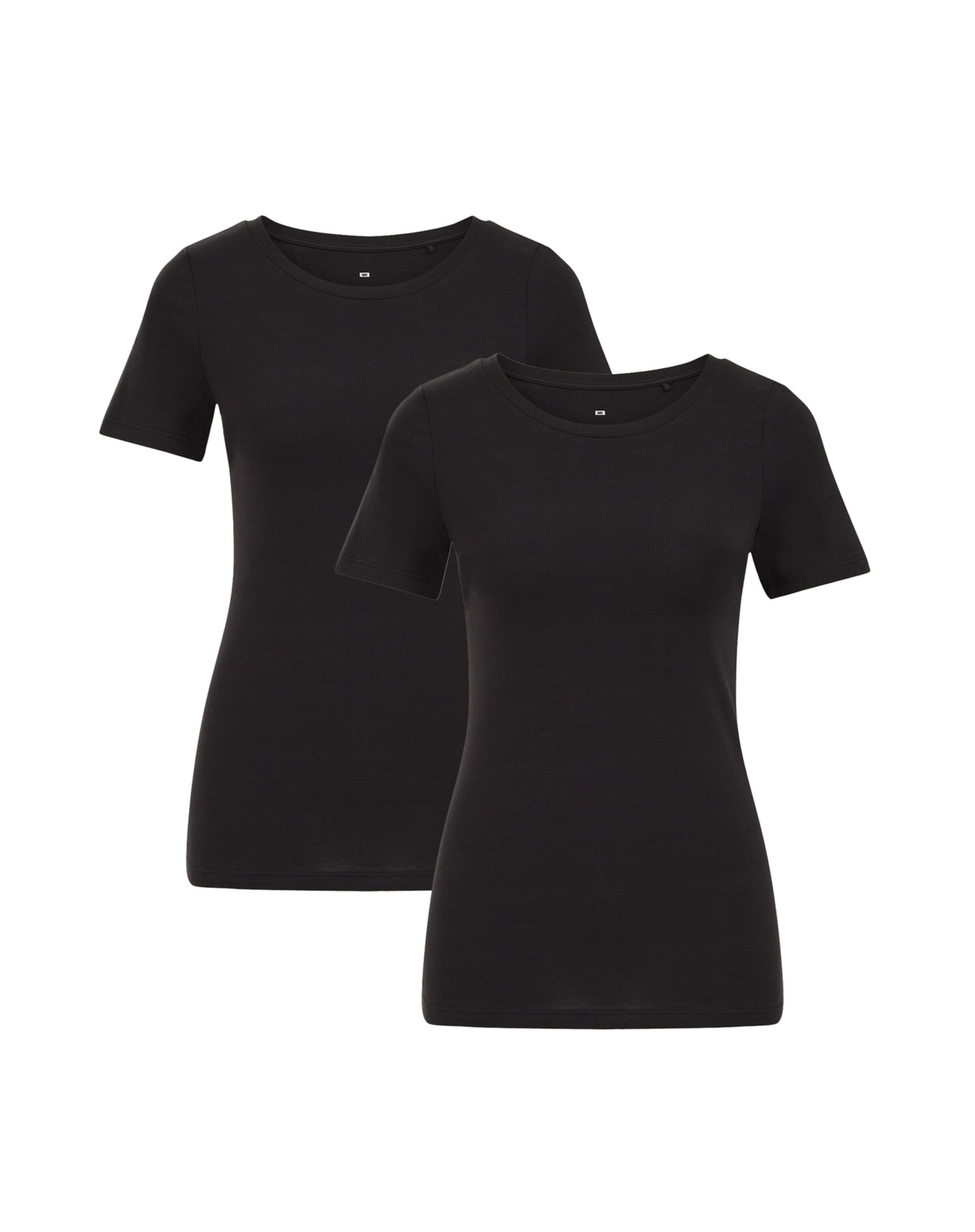 WE Fashion T-shirt i svart: framsida