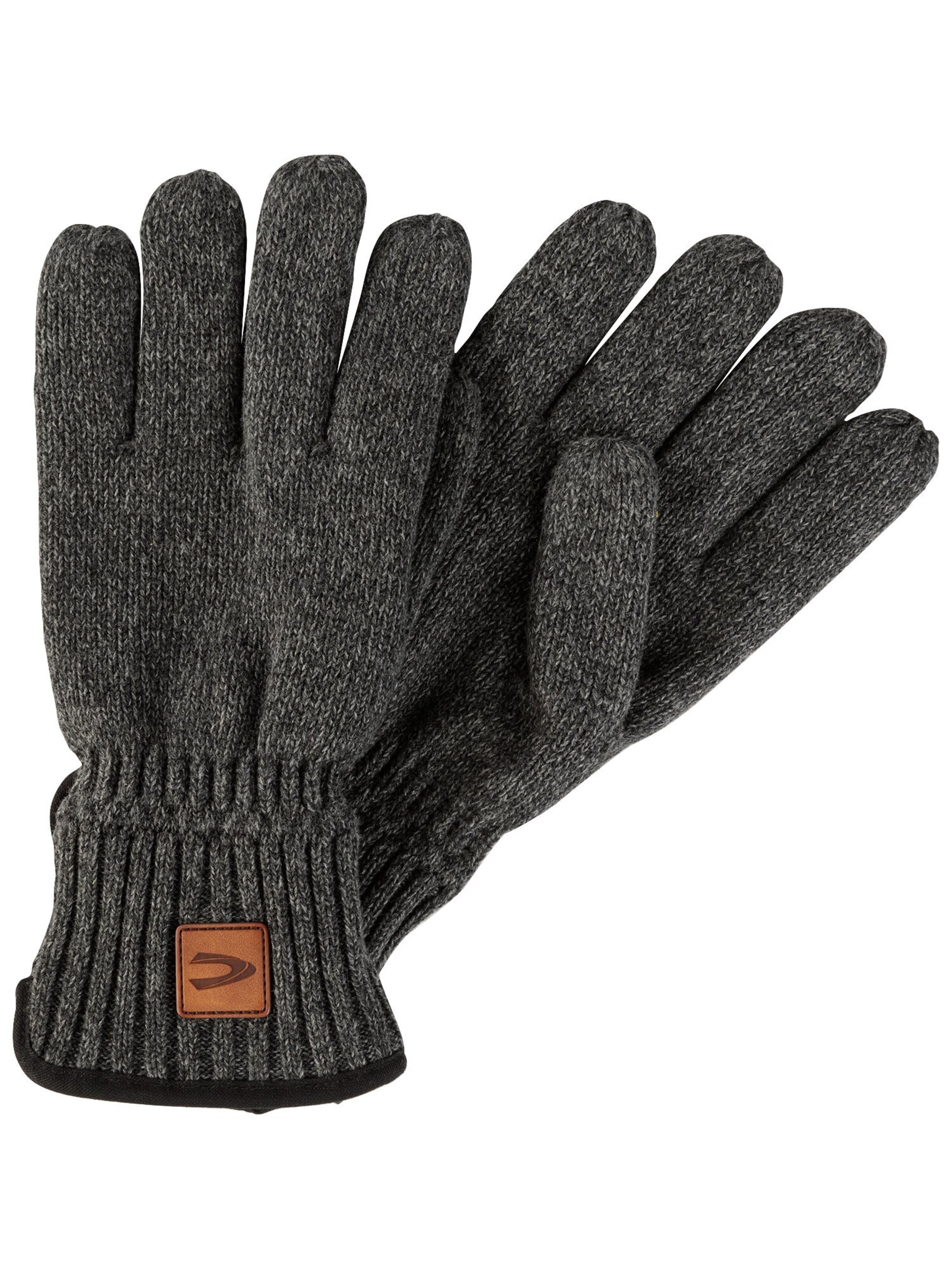 CAMEL ACTIVE Fingerhandschuhe in Grau: Vorderseite