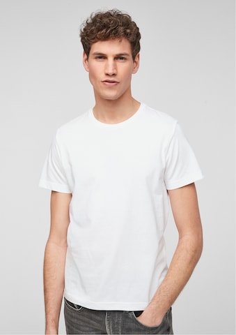 T-Shirt s.Oliver en blanc : devant