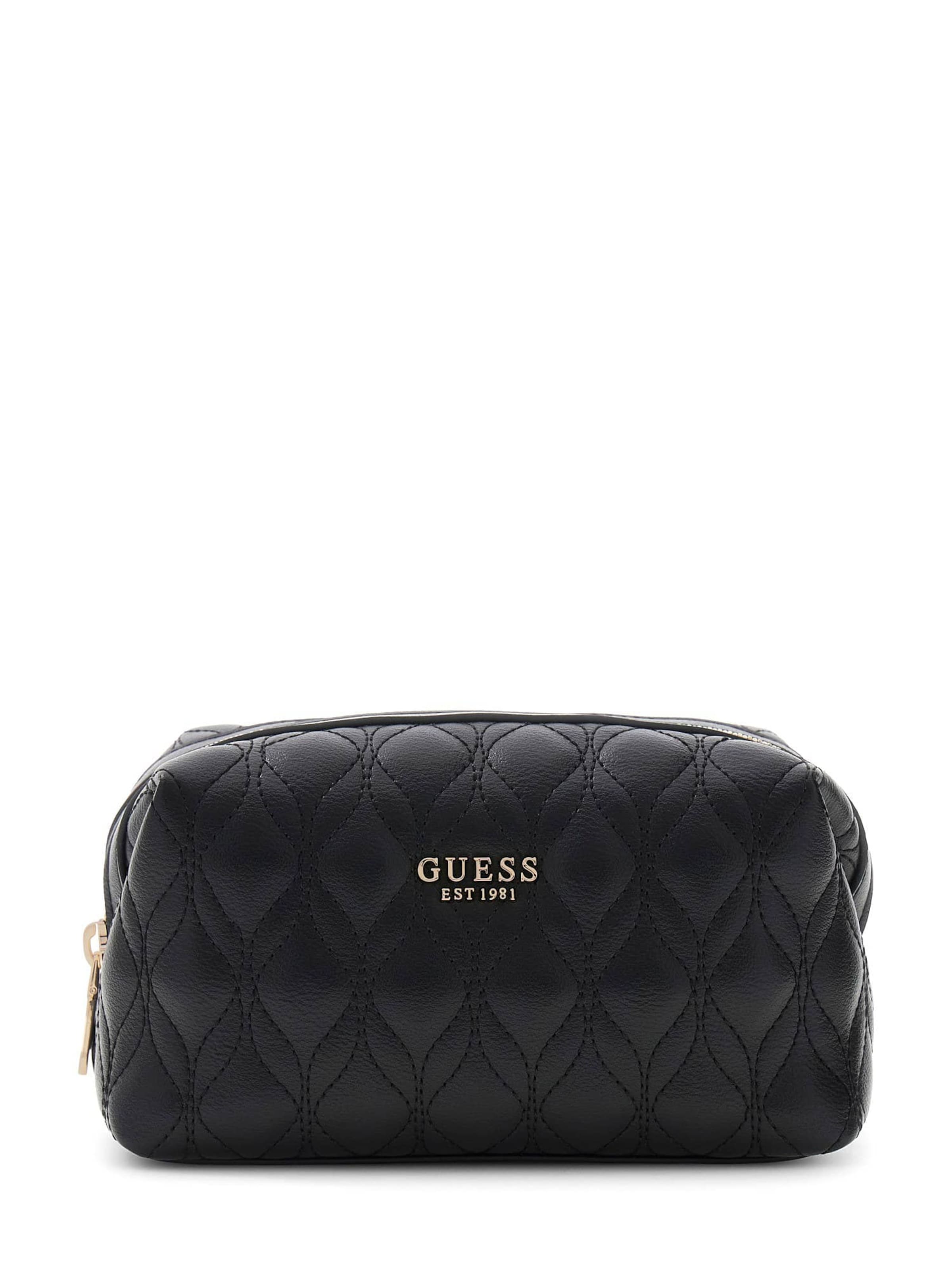 GUESS Kosmetiktasche 'Maxine' in Schwarz: Vorderseite