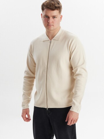 Dxnmxrk Knit Cardigan 'DXGeorg' in Beige: front