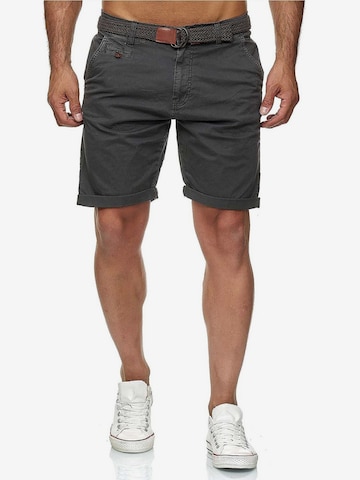 INDICODE Regular Pants 'Indicode Conor' in Grey: front