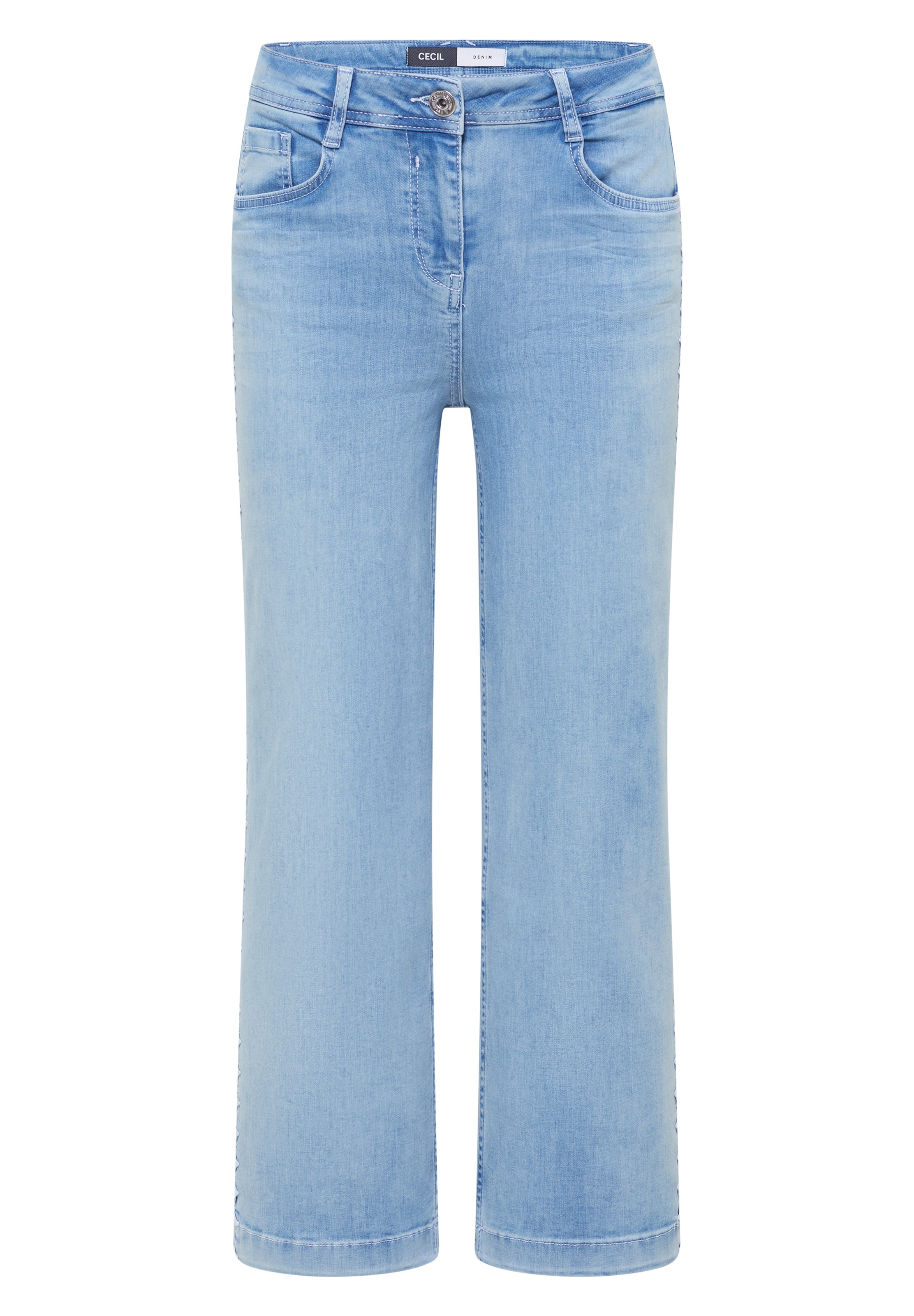 CECIL Loosefit Jeans in Blau: Vorderseite