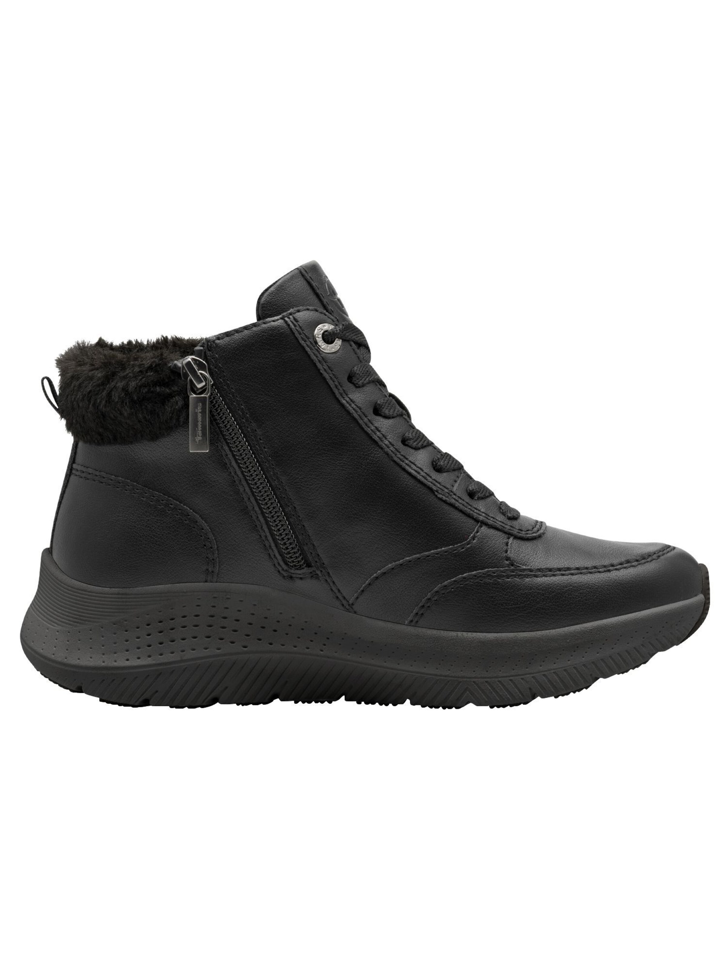 Bottines à lacets Tamaris en noir